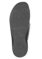 Komfortable Damen-Pantoletten, Weite K, mit Klettverschluss SCHWARZ