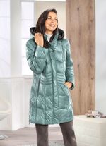 Kurzmantel mit L&auml;ngssteppung seitlich 