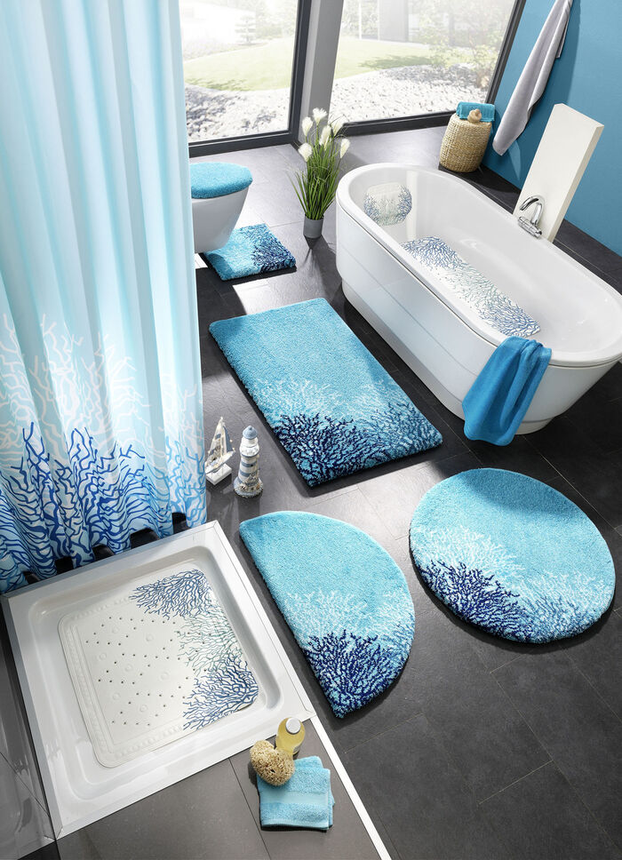 Badgarnitur von Grund, rutschhemmende R&uuml;ckseite T&Uuml;RKIS