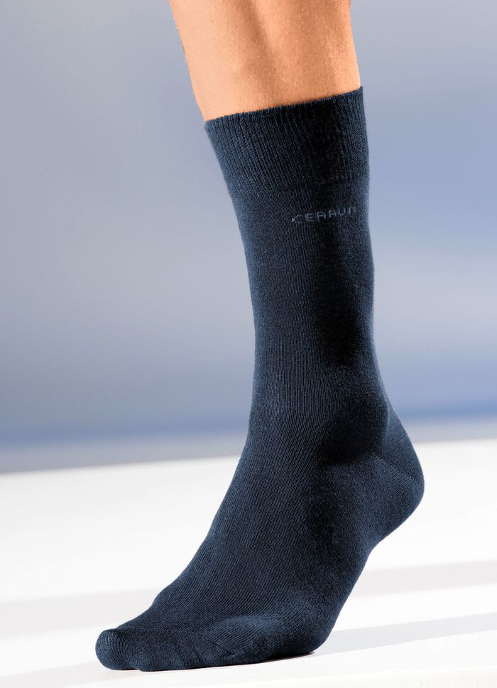 Sechserpack Socken mit gedoppeltem Komfortbund 