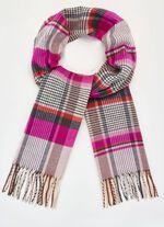 Schal mit Karodessin 