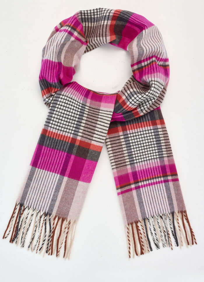 Schal mit Karodessin 