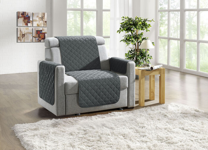 Wohnaccessoires mit Fleckschutz ANTHRAZIT