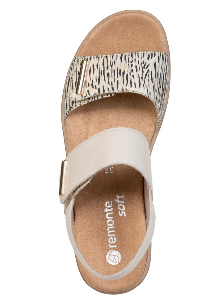 Remonte, schicke Damen-Sandalen, mit herausnehmbarem Fu&szlig;bett 