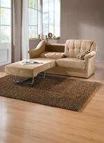 Verwandlungssofa mit hochwertiger Polsterung 