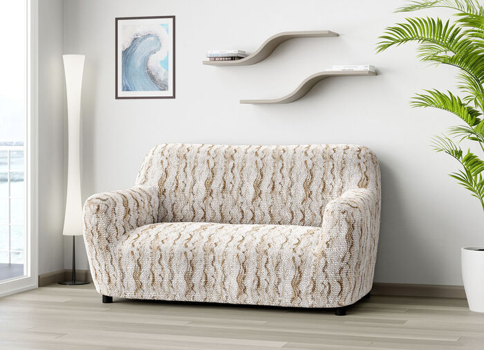 Stretchbez&uuml;ge aus bi-elastischem Mikrofaser-Stretch BEIGE