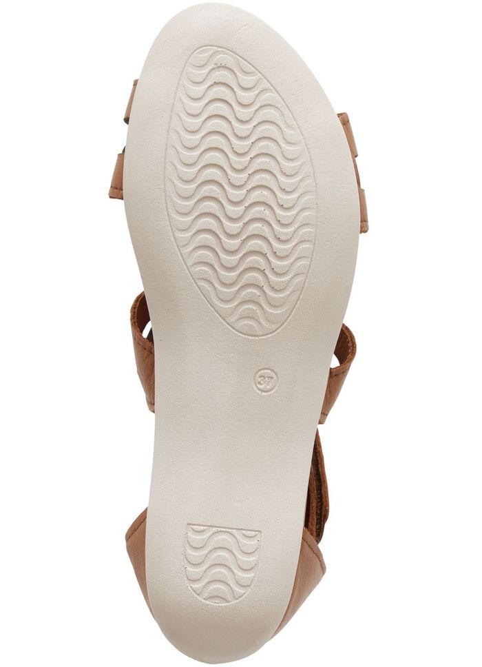 Andrea Conti, modische Damen-Sandalen, aus Leder 