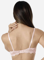 Sassa Zweierpack Bügel-BH aus Elastikspitze 1X KROKUS, 1X PUDER