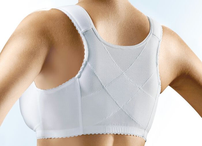 BH in Wei&szlig;, mit Elastikspitze am Dekollet&eacute; 