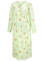 Zweierpack Nachthemden, Langarm mit Knopfleiste 