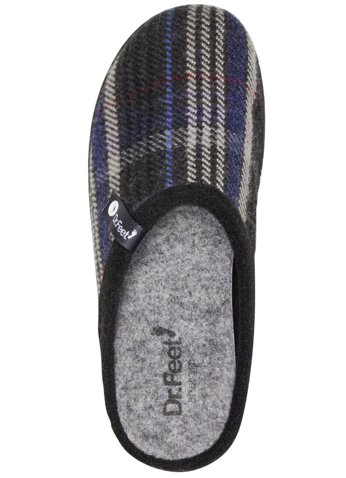 Pantoffel aus Filz BLAU