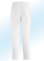 Hose in 7/8-L&auml;nge mit interessantem Fransenabschluss 