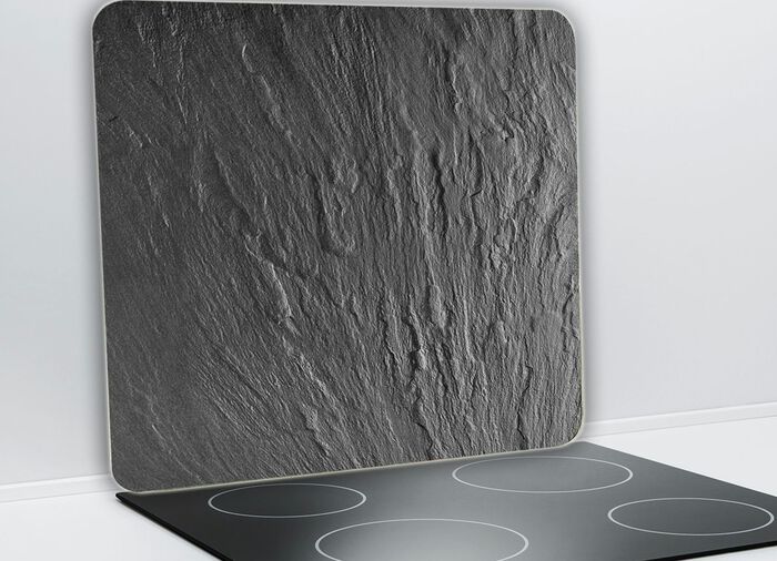 Wenko Wandblende aus Glas, Schiefer 