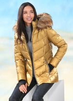 Jacke in topaktueller Metallic-Optik 