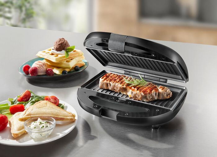 Variogrill mit 3 Wechselplatten 