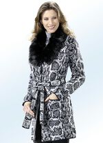 Long-Strickjacke mit G&uuml;rtel 