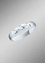 Platin Damenring mit 3 lupenreinen Brillanten 