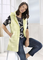 Weste mit abnehmbarer Kapuze HELLGELB