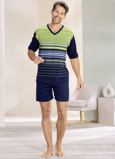 Shorty mit V-Ausschnitt 