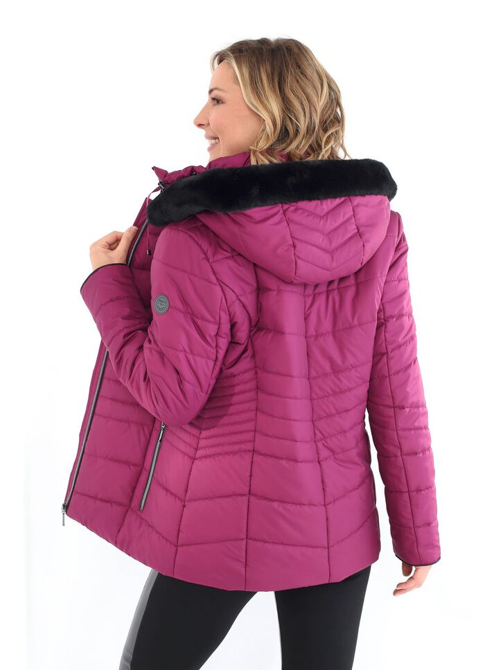 Jacke in 2 Farben MAGENTA