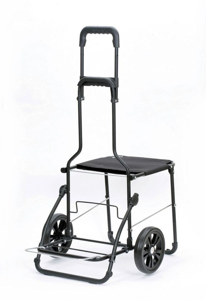 Andersen Einkaufsroller mit Sitzmöglichkeit GRAU