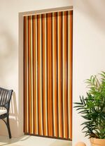 Streifenvorhang mit 34 Strängen BRAUN-BEIGE