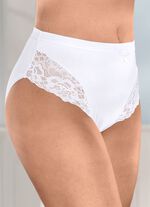 Viererpack Slips mit elastischer Spitze 