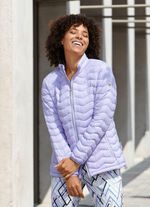 Funktionsjacke mit Wellenstepp LAVENDEL
