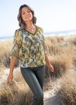 Shirt-Tunika mit V-Ausschnitt 