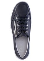 ELENA EDEN Sneaker aus genarbtem Kalbleder DUNKELBLAU