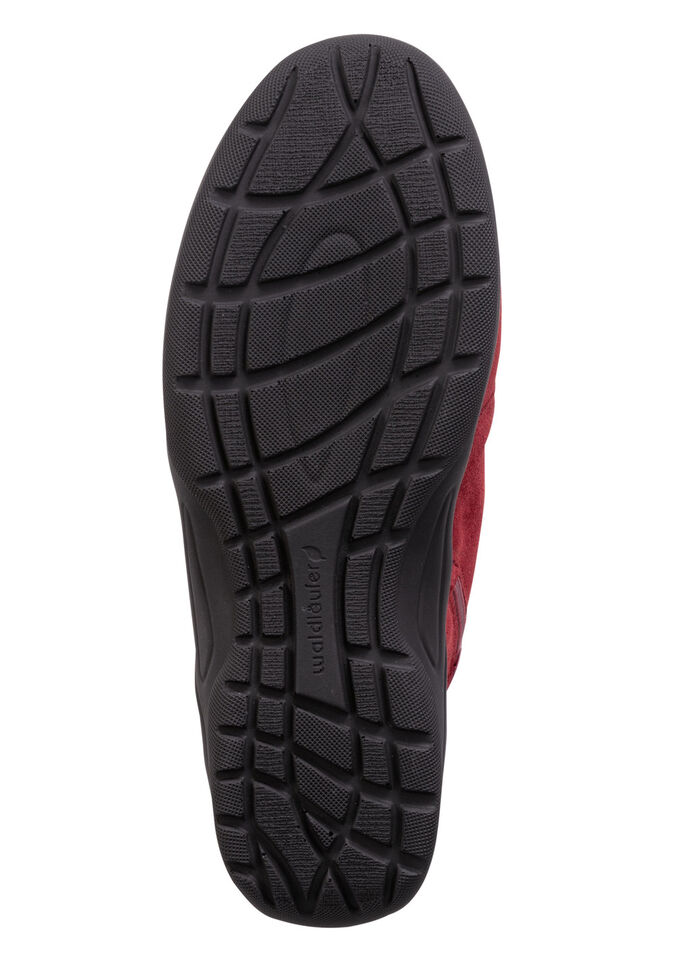 Waldl&auml;ufer, bequeme Damen-Boots, Winterschuhe, Weite H, mit herausnehmbarem Fu&szlig;bett KIRSCHROT