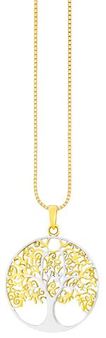 Lebensbaum-Anh&auml;nger aus Silber 