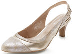 ELENA EDEN Sling-Pumps in edler Form GOLD