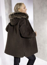 Jacke mit abnehmbarer Kapuze 