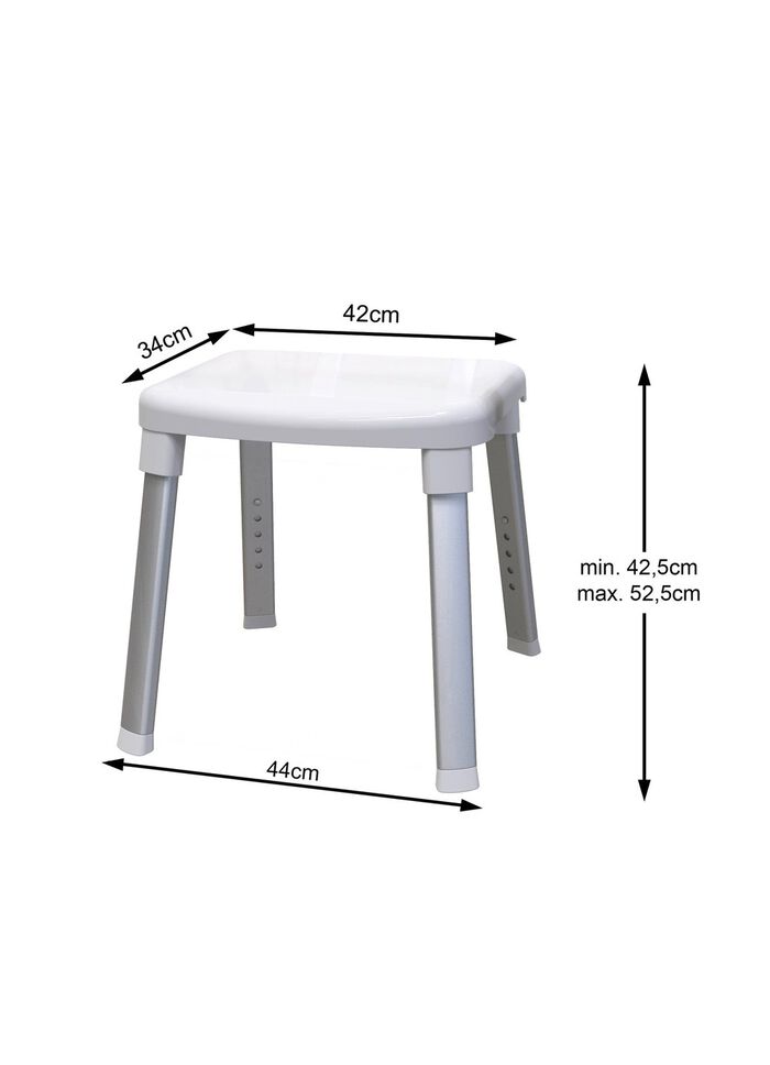 Dusch- und Badehocker mit extra gro&szlig;er Sitzfl&auml;che 