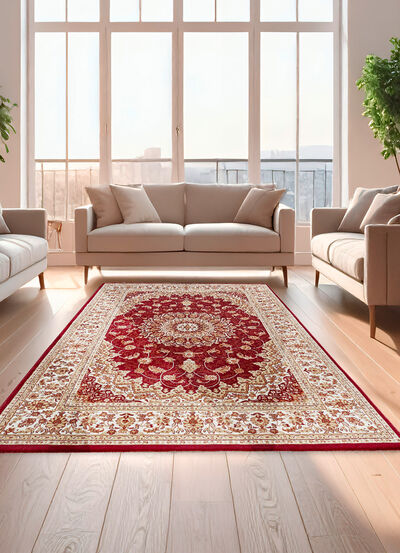 Brücken, Galerie und Teppiche mit Seideneffekt 