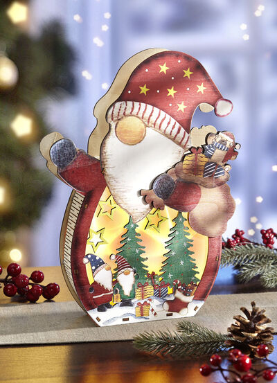 Beleuchteter Weihnachtsmann 