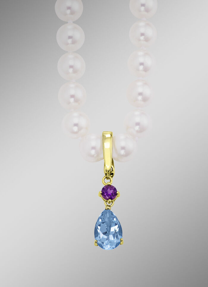 Anh&auml;nger mit Blautopas 