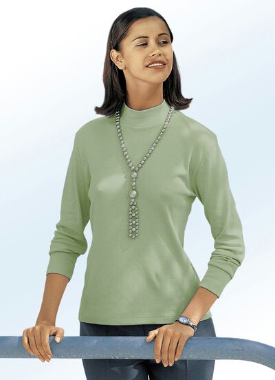 Shirt mit Stehkragen  Shirt mit Stehkragen