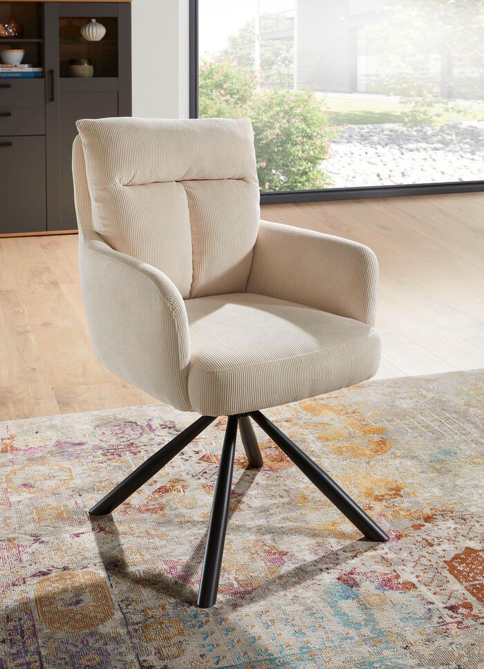 2er-Set Armlehnenst&uuml;hle in XXL-Sitzbreite 