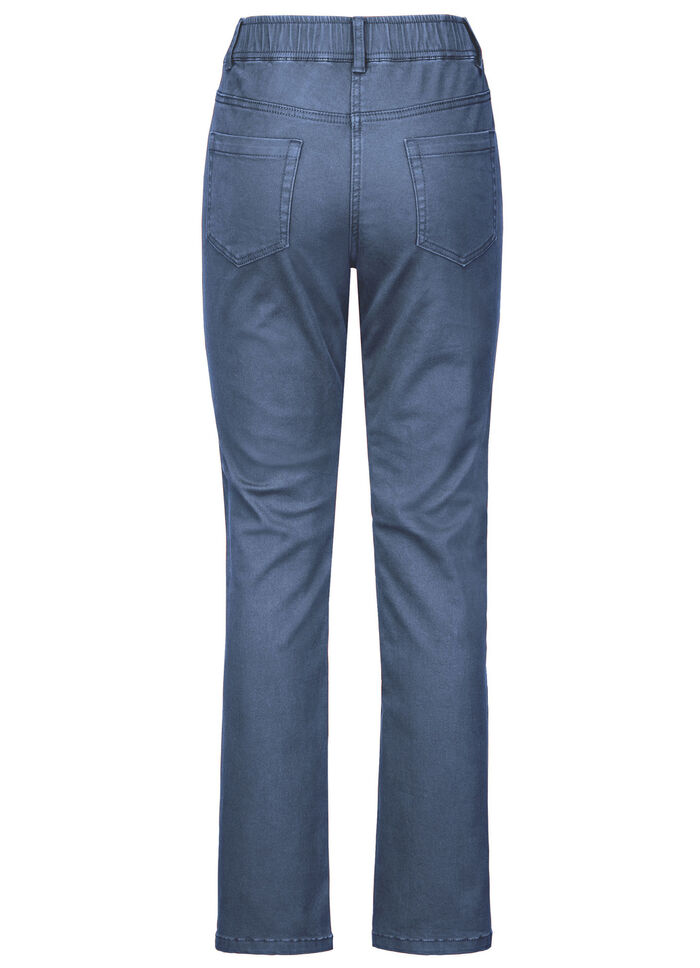 Hose mit funkelnden Glitzersteinchen JEANSBLAU
