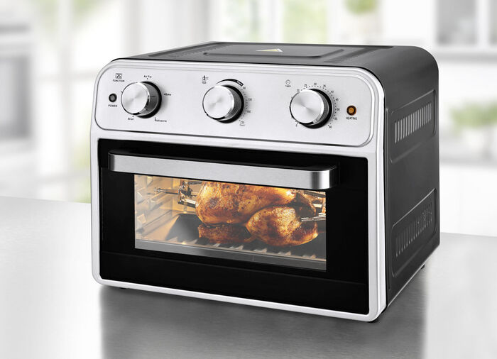 Hei&szlig;luft-Backofen mit Timer-Funktion 