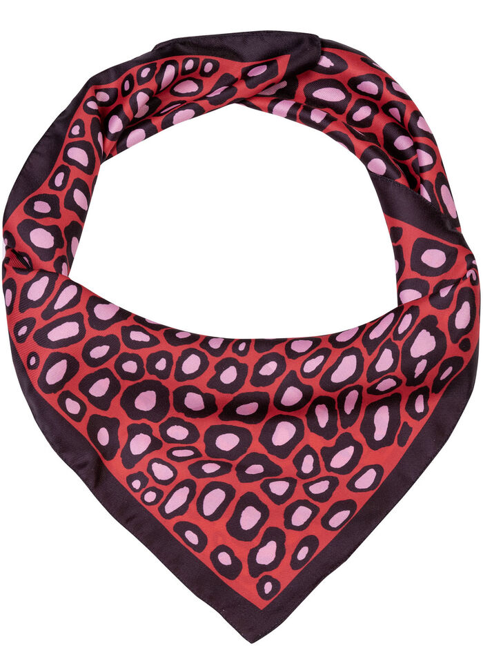 Nickituch mit Raubtierfell-Dessin 