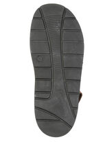 GINO GALANTE, leichte Herren-Sandalen, aus Leder KASTANIE