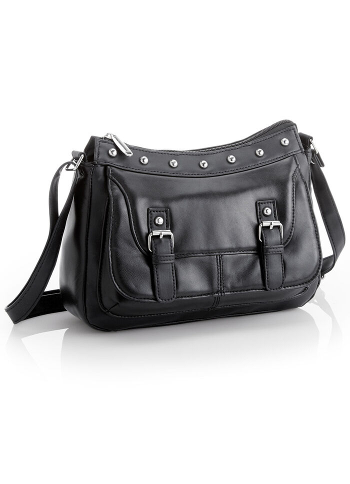 Tasche mit Nietenbesatz SCHWARZ