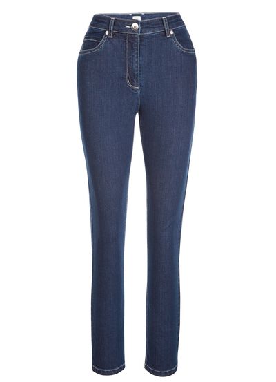 Jeans in klassischer 5-Pocket-Form 