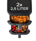 Digitale Doppelkammer-Heißluftfritteuse 