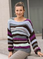 Pullover in Garnmix 