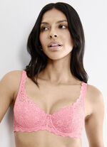 Triumph Amourette Bügel-BH mit Elastikspitze FLAMINGO