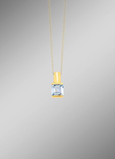 Einzigartiger Anh&auml;nger mit Blautopas 